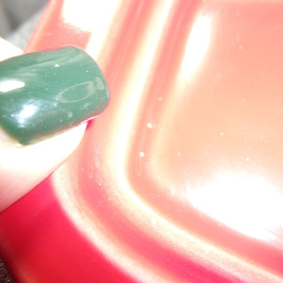 H-232 FIESTA WARE RED BUTTER DISH TRAY - Picture 4 of 8